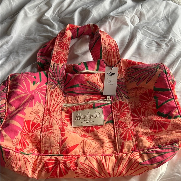 Aloha collection Limited edition Manuhealii Vibrant Pink Floral Women Bag - Picture 6 of 6